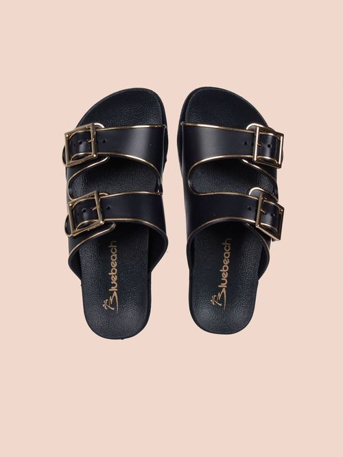 Sandália Slide Confort Golden