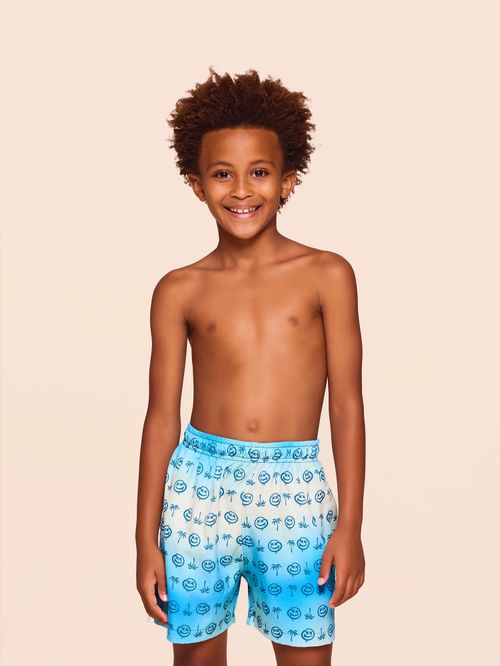 Short Praia Kids Summer Smile