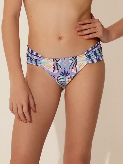 Calcinha Reta Lateral Franzida Teen Summer Crush