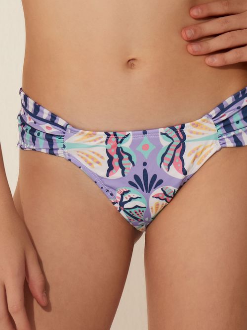 Calcinha Reta Lateral Franzida Teen Summer Crush