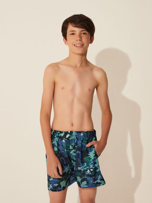 Short Praia Teen Jungle