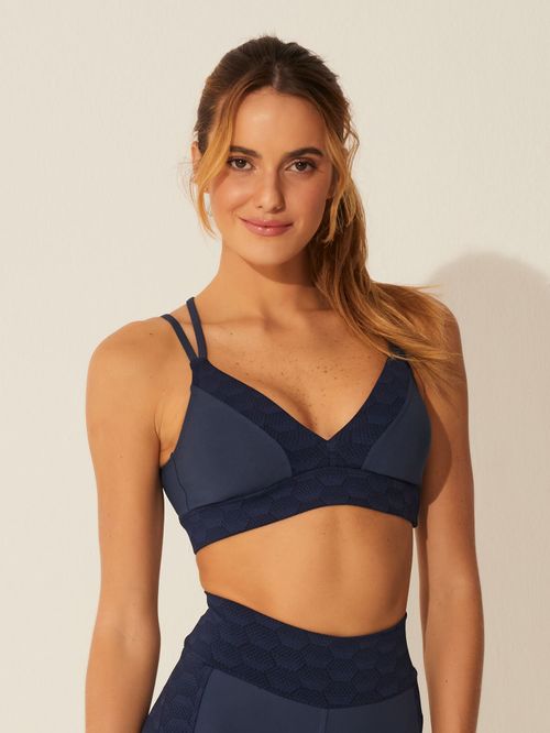 Top Alça Dupla Cruzada Fit Pulse