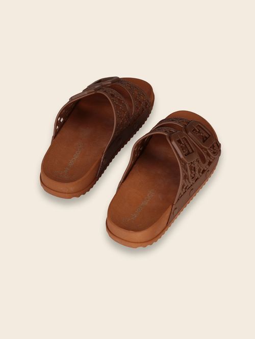 Sandália Slide Trecê