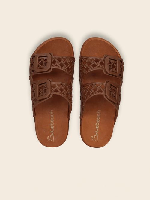 Sandália Slide Trecê