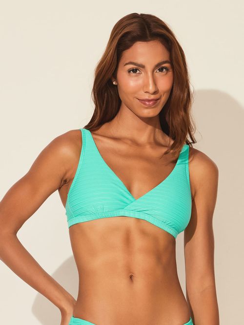 Top Frente Única Transpassado Bruma