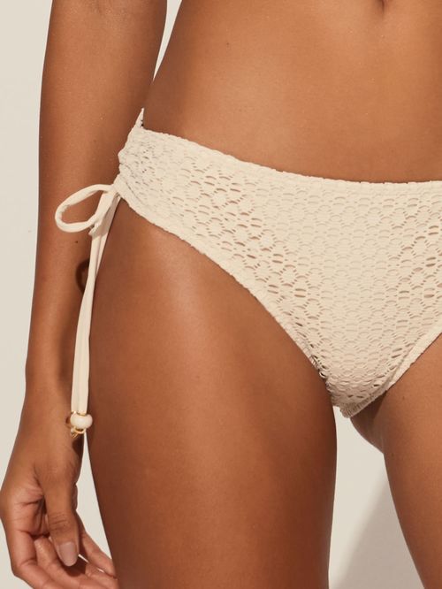 Calcinha Reta Lacinho Renda Aurora