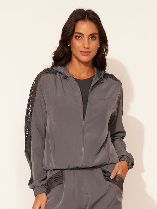 Jaqueta com Tela Chrome