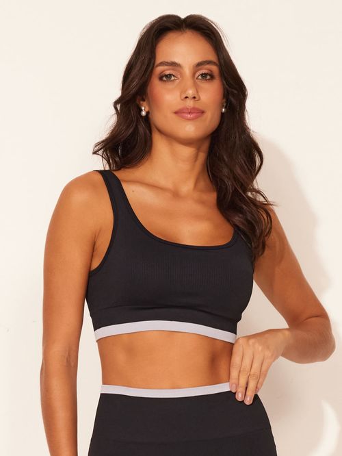 Top Seamless Basic New Black