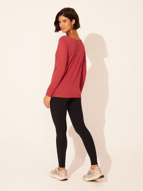 Camiseta Manga Longa Dry e Legging Color