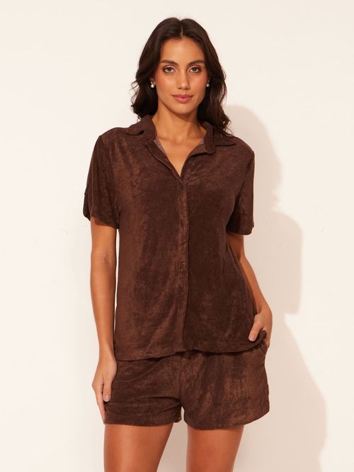 Camisa Atoalhada Lótus
