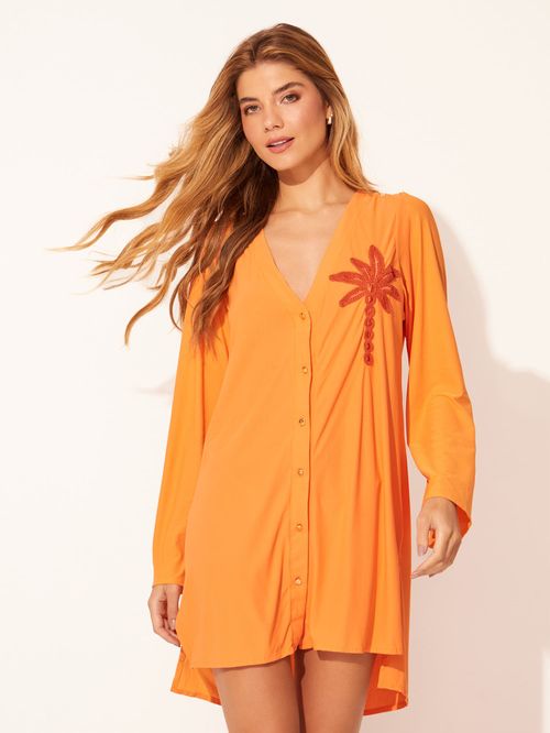 Camisão Aplique Coqueiro Poppy