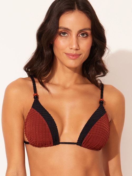 Top Cortininha Bicolor Coachella