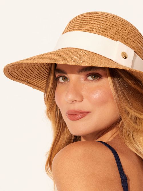 Chapéu Raffia Sun