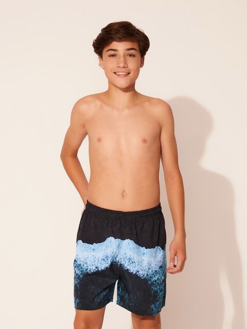 Shorts Praia Teen Onda