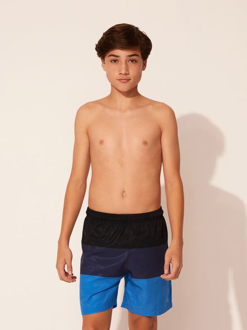 Shorts Praia Teen Sea Stripes