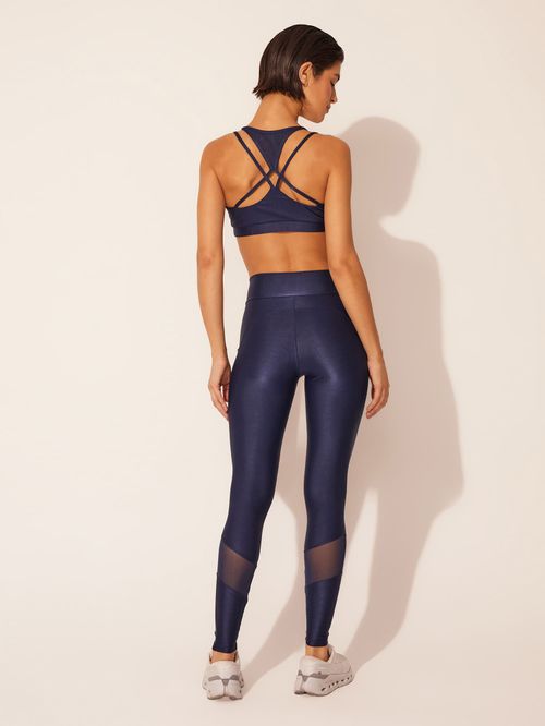 Top Alça Dupla e Legging Detalhe Tule Studio