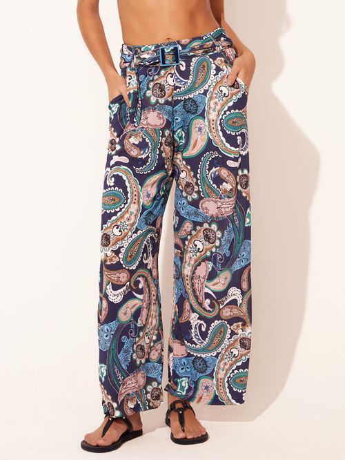 Calça Faixa com Fivela Melrose